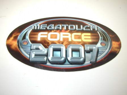 Merit Megatouch 2007 Side Sticker (Item #2) (8 Inch Length) $8.99
